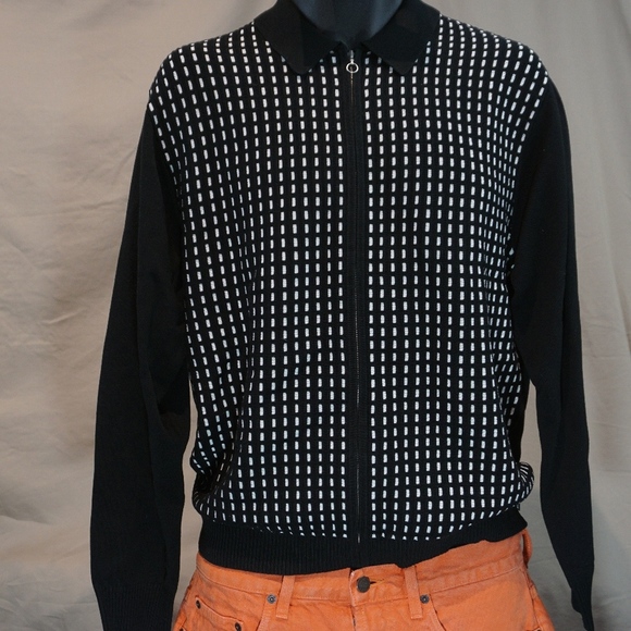 **SOLD** Authentic Supreme (SS 2018) - Dashes Knit Zip Up - Picture 1 of 4